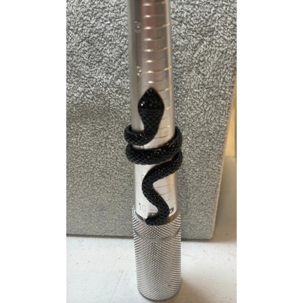 #34. Black Snake Wrap Ring XL